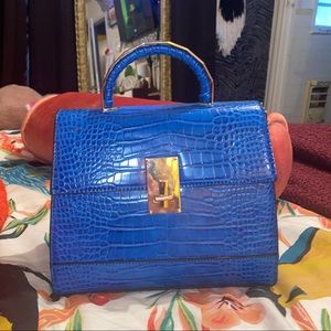 Blue Crocodile purse